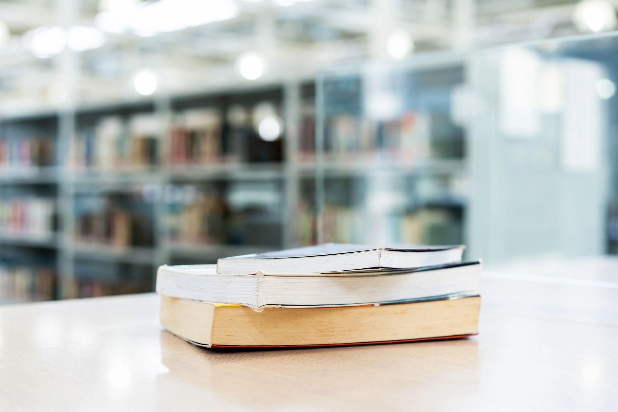 Library bookshelf
