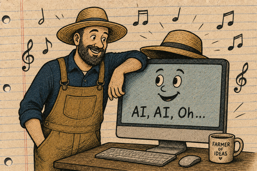 “AI, AI, Oh..”